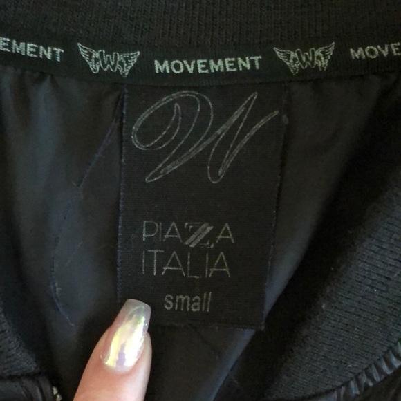 Black Bomber Jacket - Picture 4 of 5